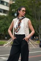 CHALECO COUNTRY ECOCUERO BEIGE