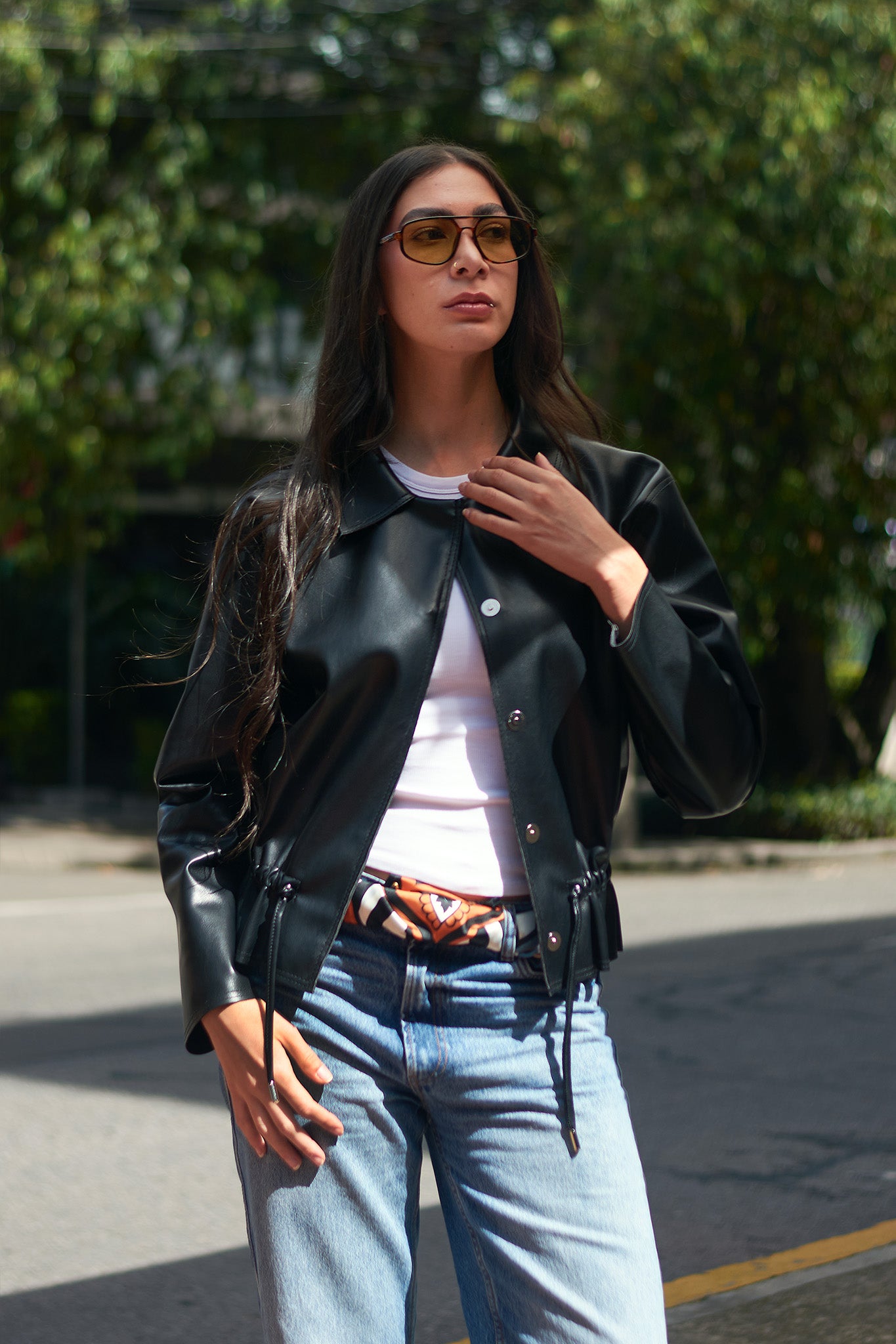 ECOCUERO MALTA NEGRA