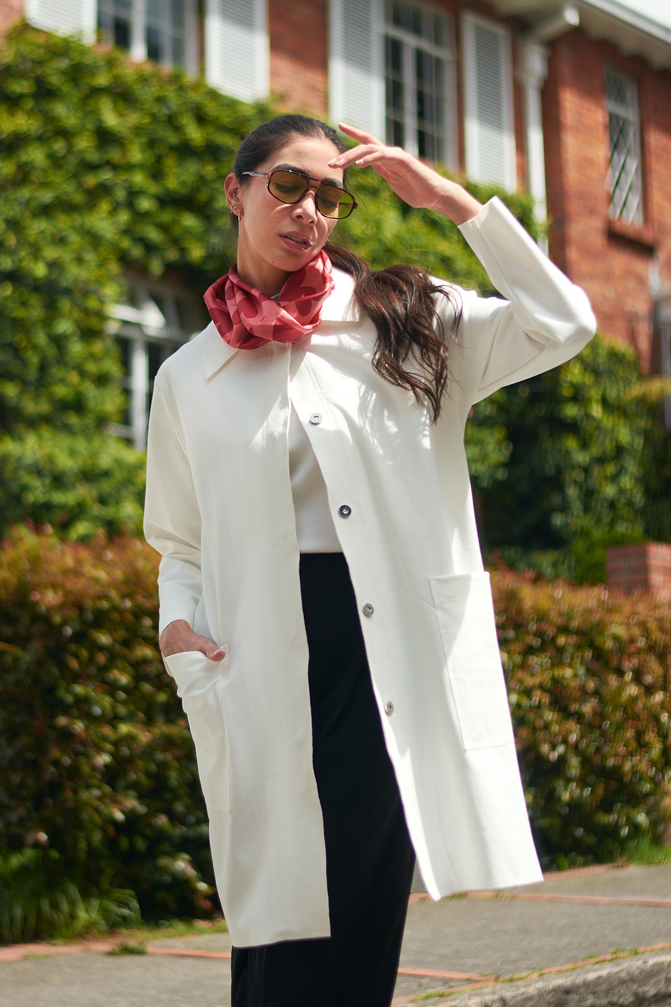 ABRIGO CHIPRE BLANCO