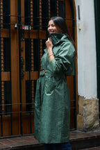 GABARDINA PITÓN REPELENTE AL AGUA VERDE