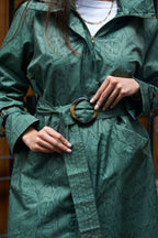 GABARDINA PITÓN REPELENTE AL AGUA VERDE