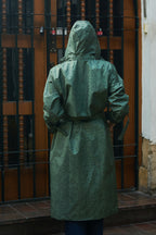 GABARDINA PITÓN REPELENTE AL AGUA VERDE