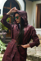 GABARDINA PITÓN REPELENTE AL AGUA VINOTINTO